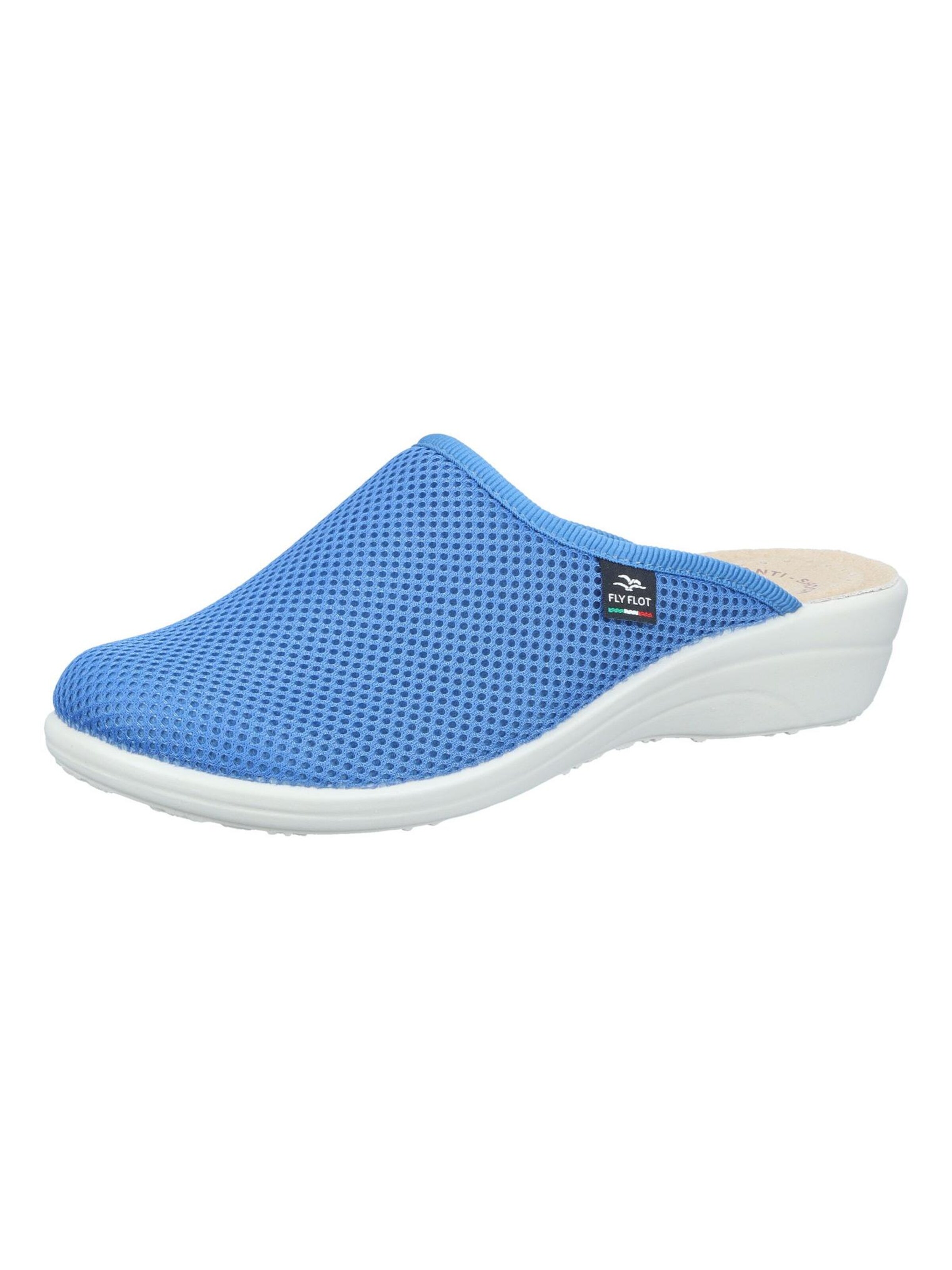 FLY FLOT Hausschuh 'Clogs'‌‌‌‌‌‌ in Blau: Vorderseite