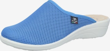 FLY FLOT Hausschuh 'Clogs' in Blau: Vorderseite