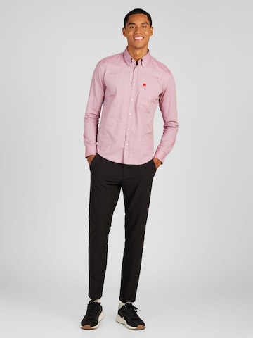 HUGO - Ajuste estrecho Camisa 'Evito' en rosa