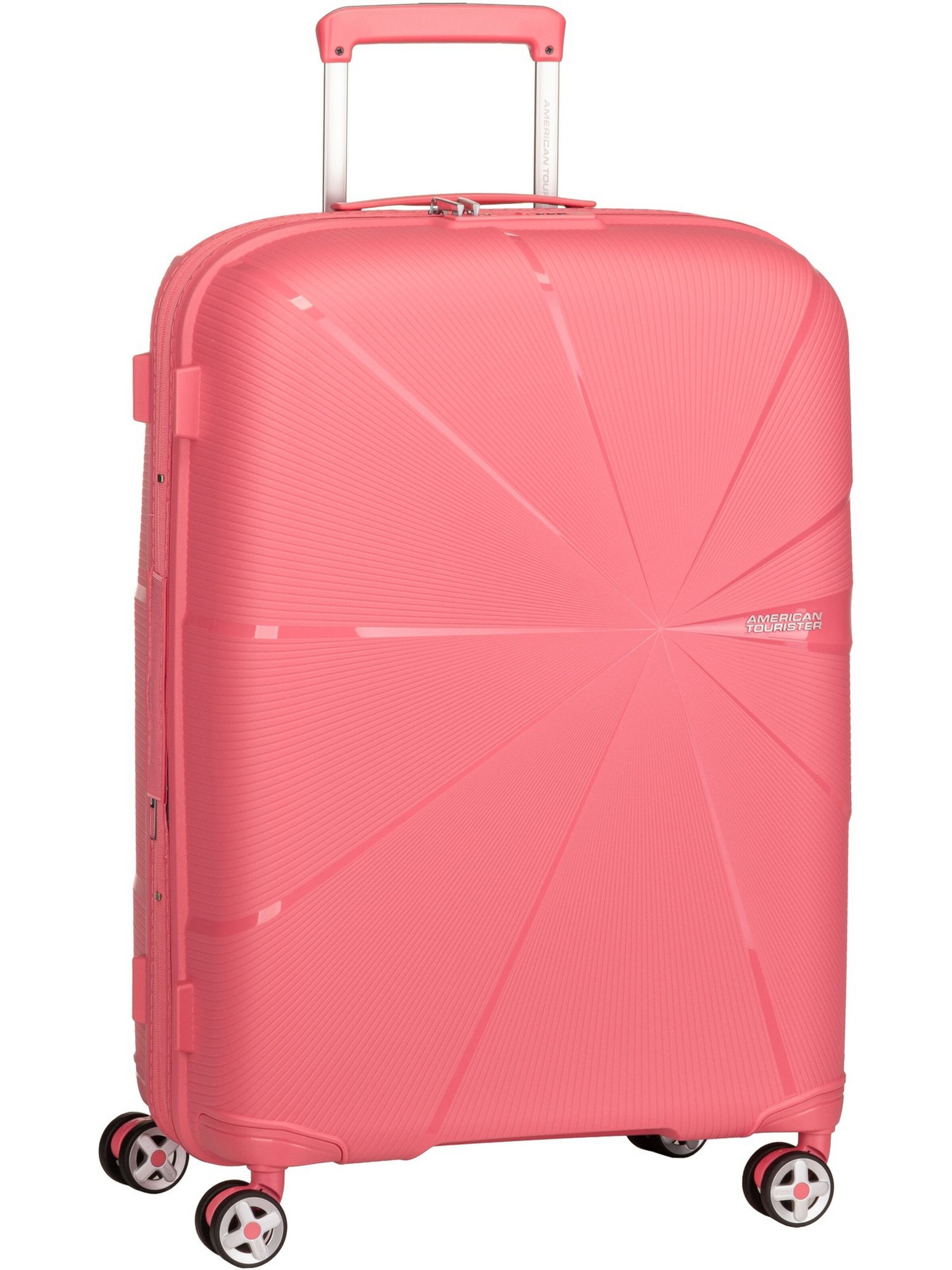 American Tourister Trolley 'Starvibe Spinner 67 EXP' in Pink: front