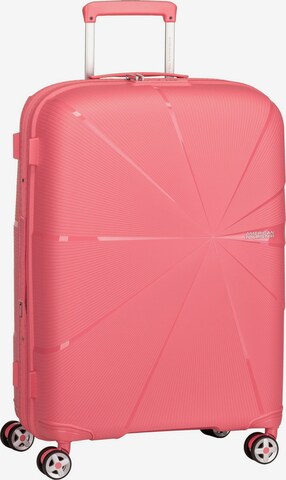 American Tourister Cart ' Starvibe Spinner 67 EXP ' in Pink: front