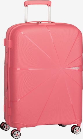 American Tourister Trolley 'Starvibe Spinner 67 EXP' in Pink: Vorderseite