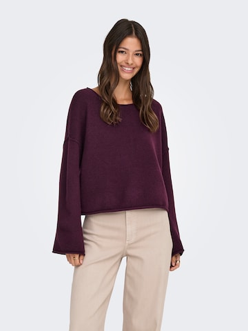 JDY Pullover 'JDYRUE' in Rot: Vorderseite