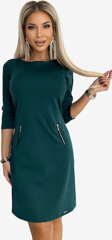 Numoco Dress 'Minikleid Violetta' in Green: front
