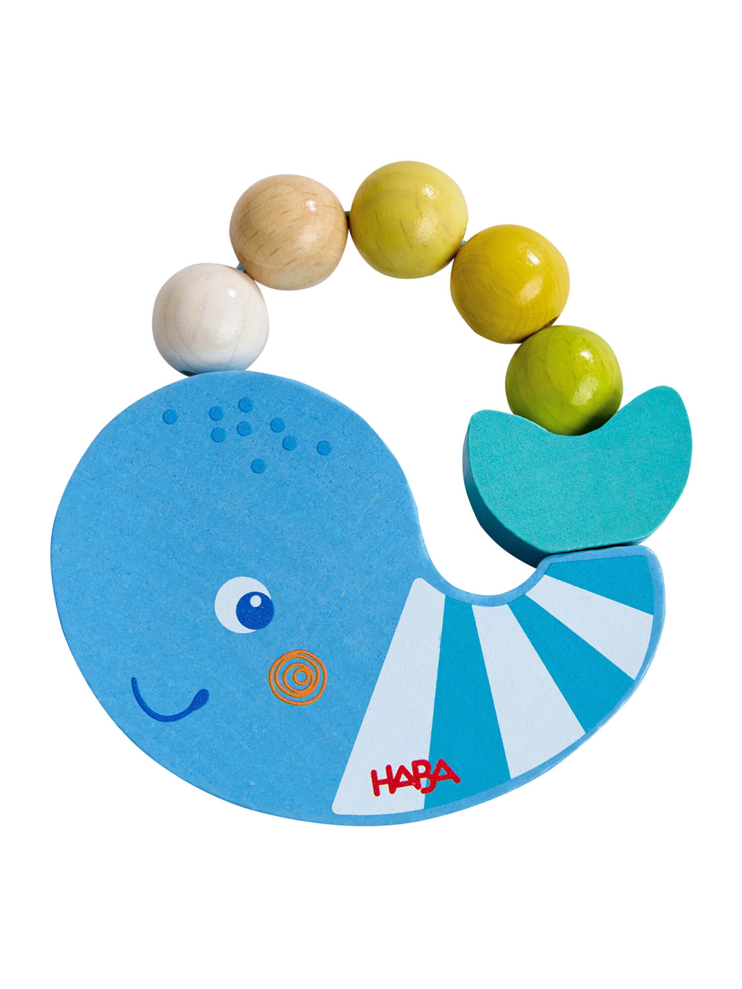 HABA Spel ' Rasselgreifling Wal ' in Gemengde kleuren: voorkant