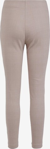 VILA Skinny Leggingsit 'Laura Lou' värissä beige