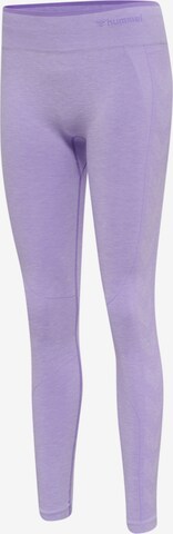 Hummel Skinny Sporthose in Lila