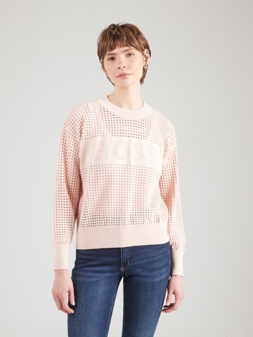 Pullover 'C_Fhein' di BOSS in rosa: frontale