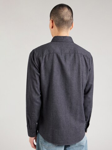Abercrombie & Fitch Regular fit Button Up Shirt in Black