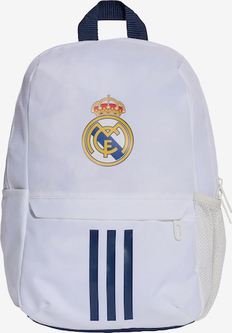 ADIDAS PERFORMANCE Sportrugzak 'Real Madrid' in Wit: voorkant