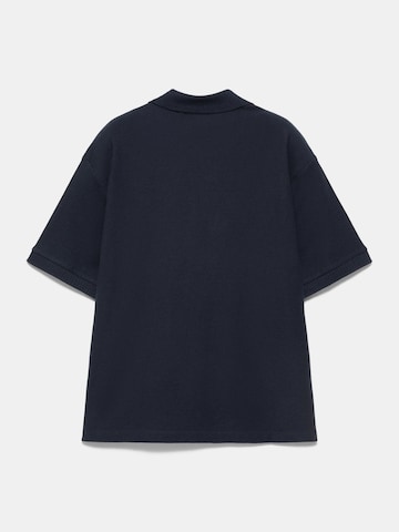 Pull&Bear Koszulka w kolorze niebieski