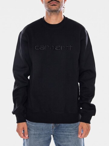 Carhartt WIP Sweatshirt 'CARHARTT SWEAT BLACK / BLACK' in Zwart