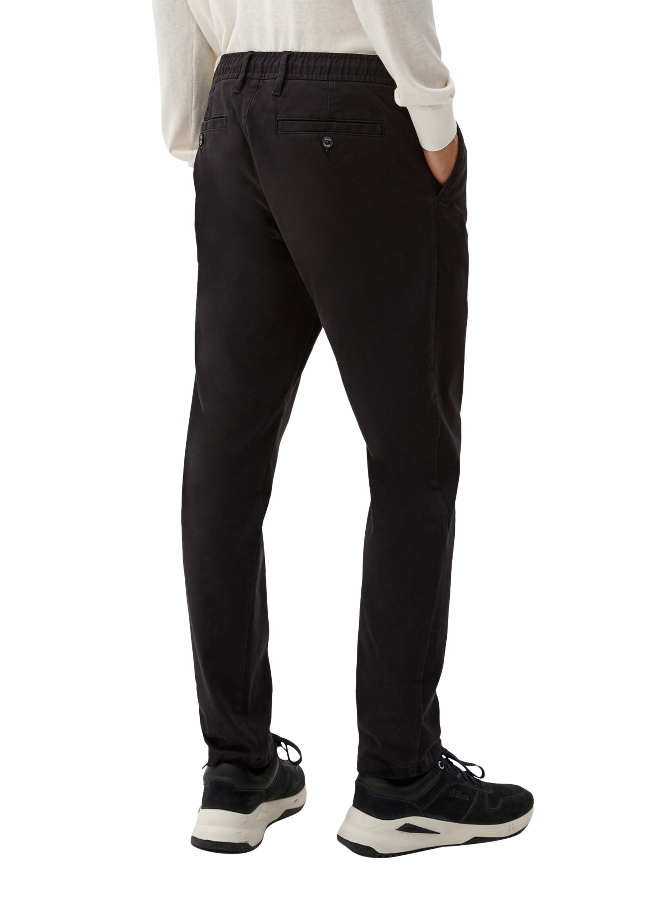 Effilé Pantalon à pince s.Oliver en noir