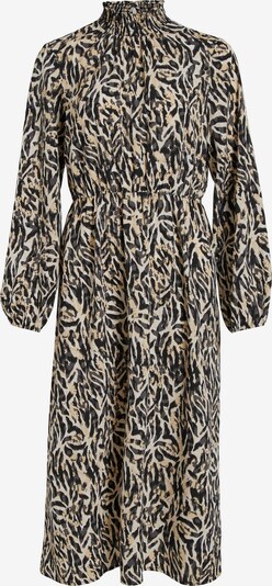 VILA Kleid 'Louisa' in creme / sand / dunkelgrau / schwarz, Produktansicht