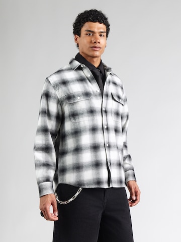 VANS Comfort fit Button Up Shirt 'LAWSON' in White: front