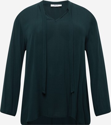 Camicia da donna 'Laura' di ABOUT YOU Curvy in verde: frontale