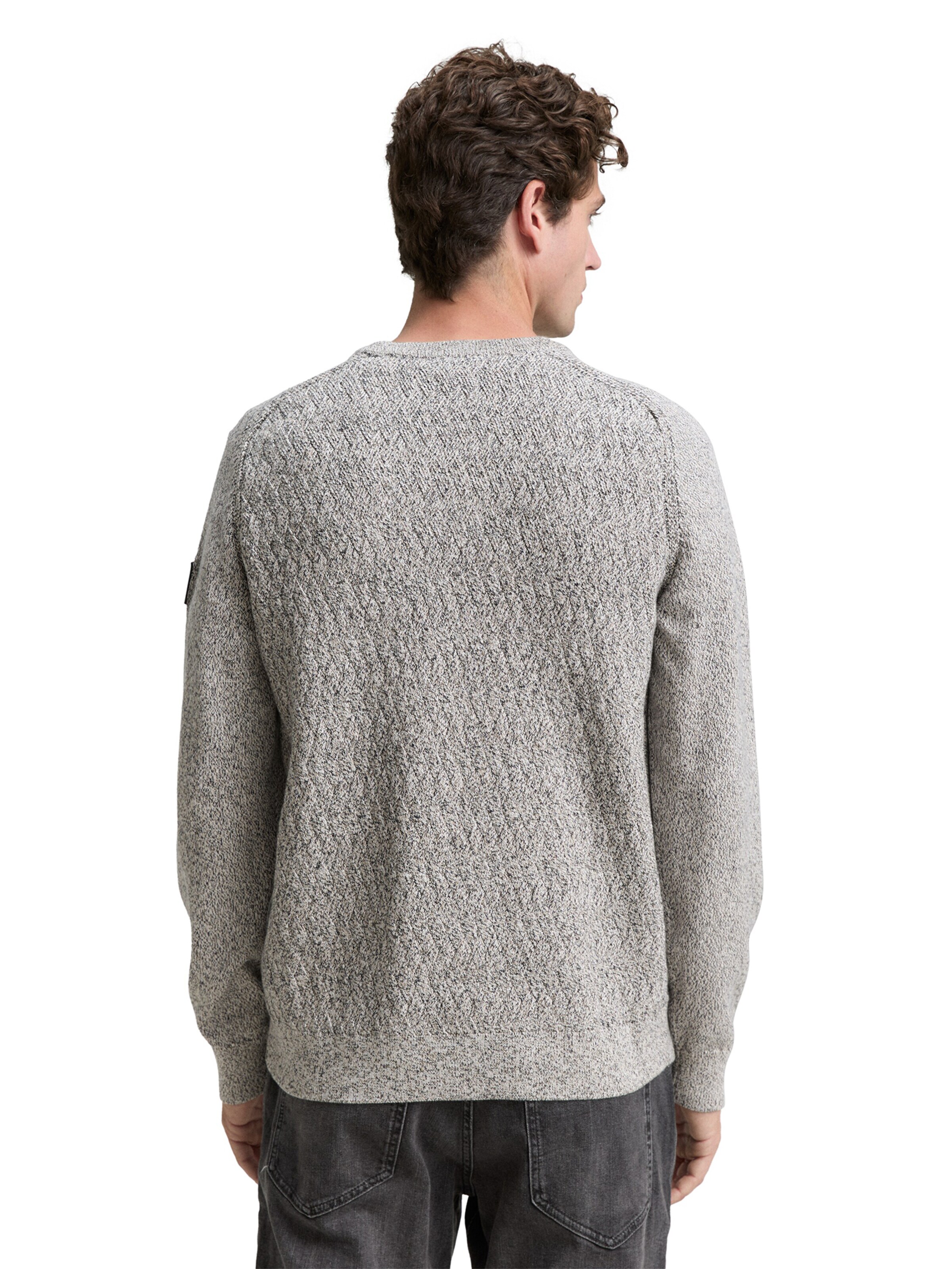 TOM TAILOR Sweater in Grey