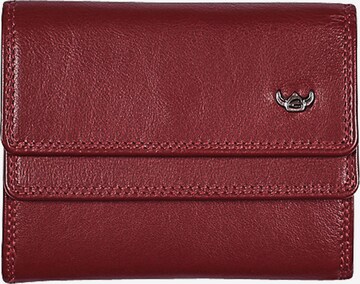 GOLDEN HEAD Wallet 'Polo' in Red: front