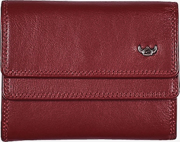 GOLDEN HEAD Wallet 'Polo' in Red: front