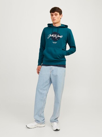 Sweat-shirt 'JJTiley' JACK & JONES en vert