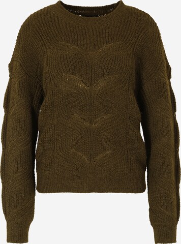 Pullover 'CORNELIA' di PIECES in verde: frontale