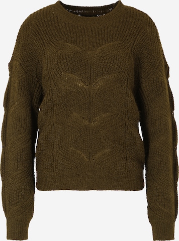PIECES Sweater 'CORNELIA' in Green: front