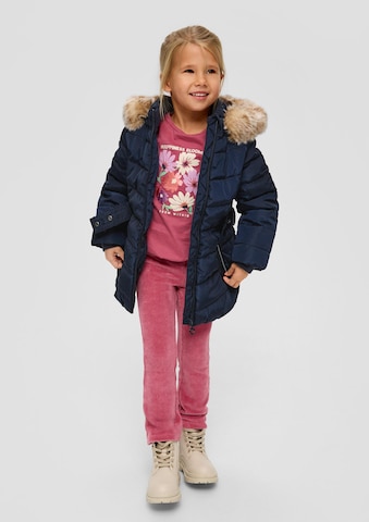 s.Oliver Coat in Blue: front