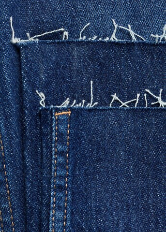 MANGO Wide Leg Jeans in Blau