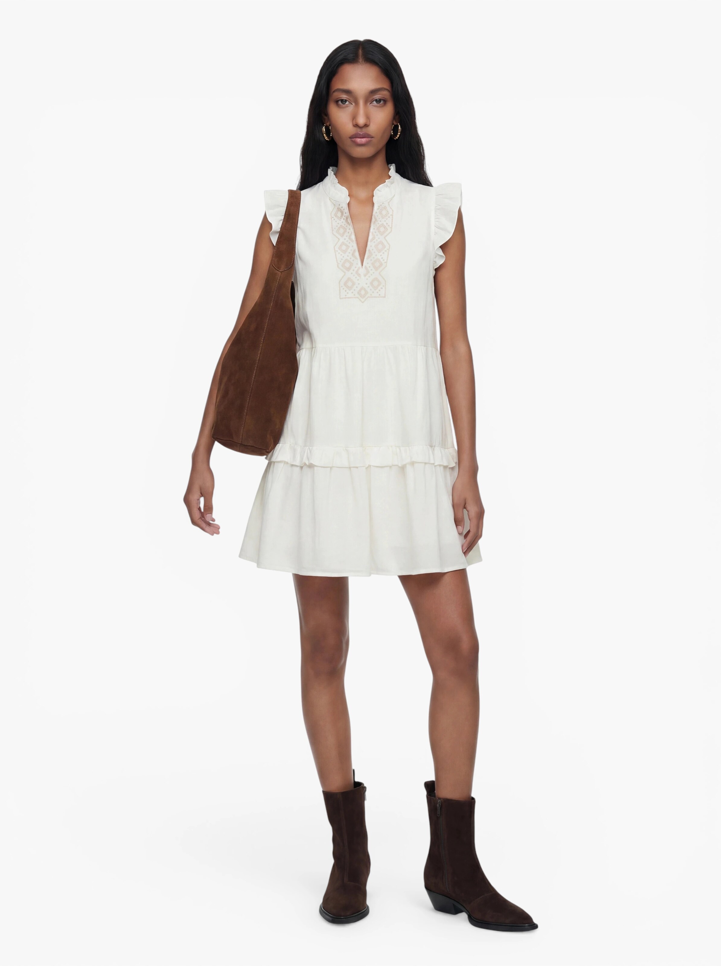 VERO MODA Платье 'VMDICTHE' в Белый