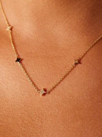 Lucardi Ketting 'Klassisch' in Goud: voorkant