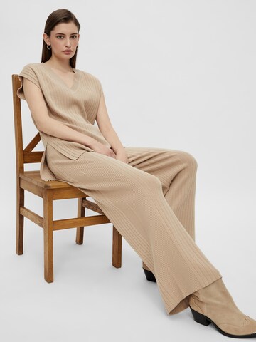 Loosefit Pantalon 'Nyra' YAS en marron