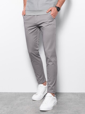 Coupe slim Pantalon chino 'P894' Ombre en gris