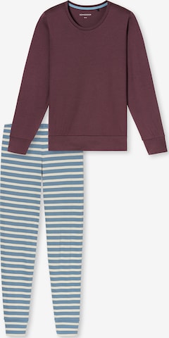 Pyjama ' Casual Essentials ' SCHIESSER en bleu : devant