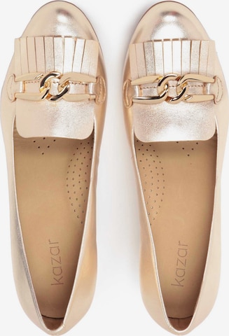 Kazar - Zapatos con plataforma en oro