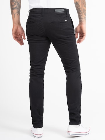 Indumentum Slim fit Chino Pants in Black