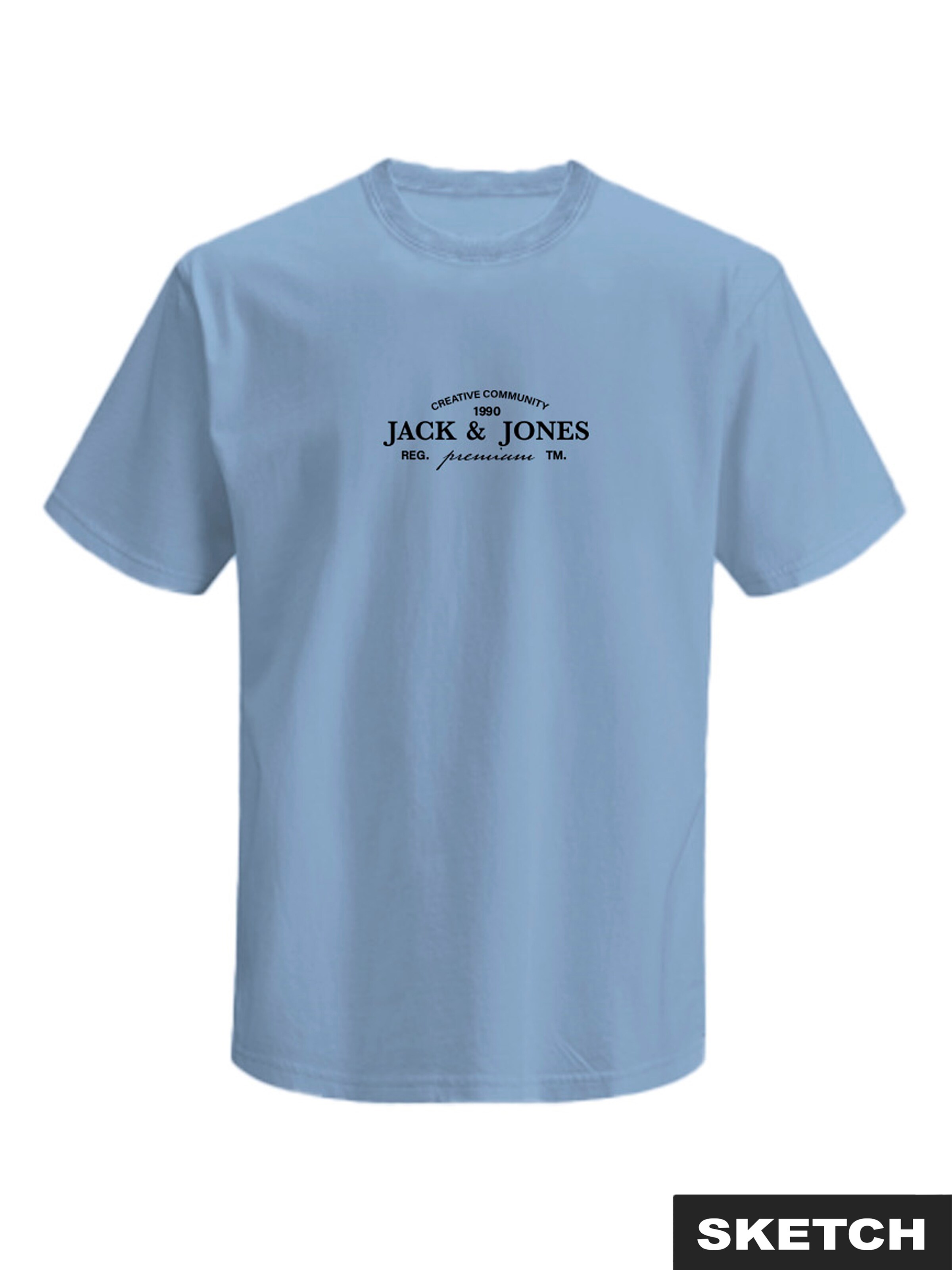 JACK & JONES Shirt in Blue