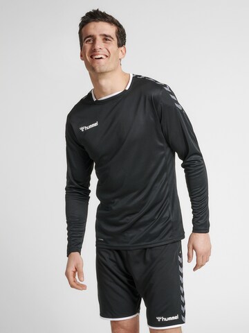 Hummel - Camiseta funcional en negro: frente