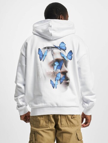 MT Upscale Sweatshirt 'Le Papillon' in Weiß