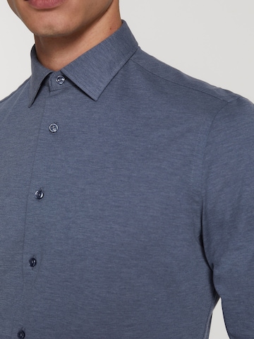 Shiwi Slim fit Button Up Shirt 'Pablo' in Grey