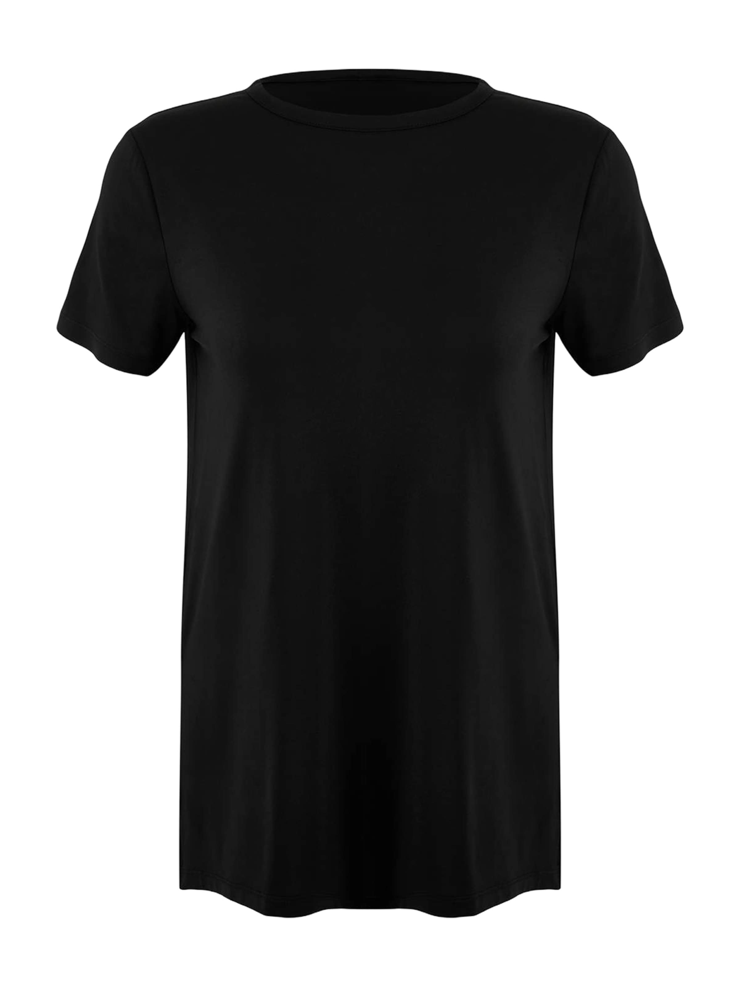 Trendyol - Camiseta en negro: frente