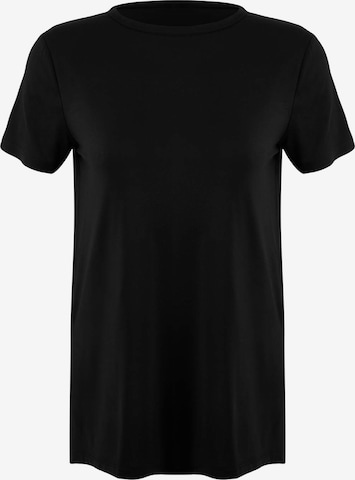 Trendyol - Camiseta en negro: frente