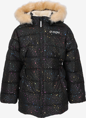 ZigZag Steppjacke 'Astrid' in Schwarz: Vorderseite