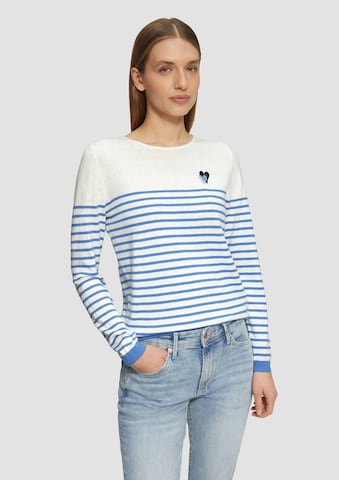 Pull-over s.Oliver en bleu : devant