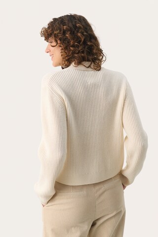 Part Two Gebreid vest 'Lucianna' in Beige