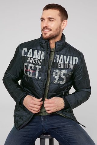 CAMP DAVID Zimní bunda – modrá: přední strana