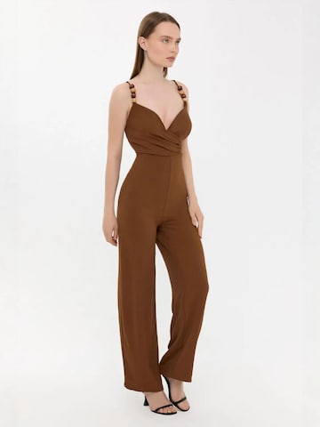 Tuta jumpsuit di Hiccup in marrone