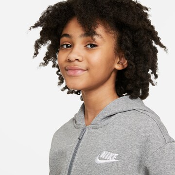Nike Sportswear Tepláková bunda - Sivá