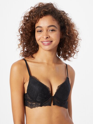 Push-up Reggiseno 'MYSTERE' di ETAM in nero: frontale