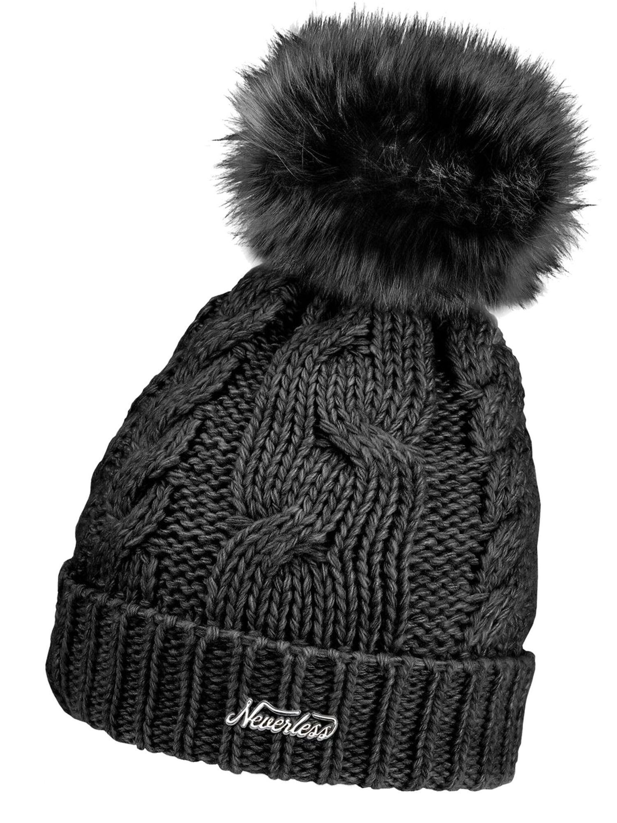 Neverless Beanie 'Model 36943' in Grey: front