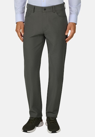 Boggi Milano Slimfit Jeans in Groen: voorkant